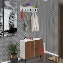 Kenzlife Portmanto Ayakkabılık Ve Askılık Sandal4 Cvzbyz 68 120 32 Yirmidört Çift Ayakkabı Kapasitesi Ahşap