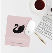 Pembe No Rain, No Flowers Bilek Destekli Dikdörtgen Mouse Pad Mouse Altlık Mousepad