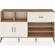 Arges Konsol 6 Raflı Tek Çekmeceli 2 Kapaklı 176x30x99 Çam-aytaşı Aytası - Atlas Çam