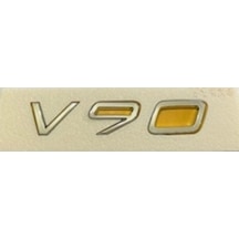 Volvo Uyumlu V90 Krom Yazı