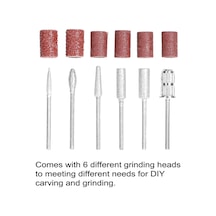 Hallow E20337Y USB Güç Kaynakları El Mini Elektrikli Öğütücü Tırnak