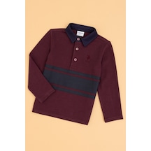U.S. Polo Assn.  Erkek Çocuk Plum Sweatshirt 50315749-vr177 New Plum