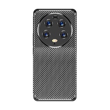 Xiaomi Mi 13 Ultra Kılıf Karbon Görünümlü Silikon Kamera Korumalı Üstün Koruma Celikaksesuar Siyah