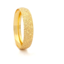 Ferizz Altın Kaplama Yıldız Model Bilezik 1.5 Cm Blz-3042 001