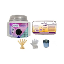 Ekamix Konserve Ağda Makinesi + Vivet Naturel Ağda 500 ML + Cezve