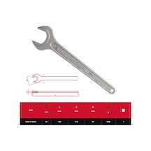 İzeltaş 0250 Bir Ağız Taçli Anahtar 60 Mm  - 0250010060