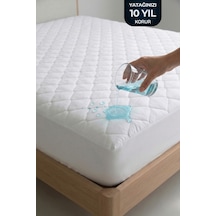 Yatak Alezi Pamuklu Kapitone Fitted Full Kenar Sıvı Geçirmez Yatak Koruyucu Beyaz Yatak Alezi Pamuklu Kapitone Fitted Full Kenar Sıvı Geçirmez Yatak Koruyucu Beyaz