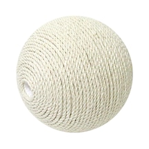 Suntek Sisal Kedi Yakalama Topu Kapalı Kediler Oyuncak Beyaz