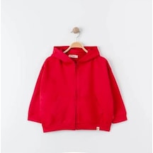 Tiffany Baby & Kids Tiffany Sweatshirt Kapüşonlu Oversize Theme Kırmızı