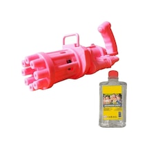 Pilli Köpüklü Oyuncak Köpük Makinesi Tabancası Bubble Machine Ve 50 Ml Baloncuk Likiti Nanopro