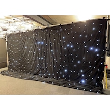 Ttx Led Star Kadife Led Kumaşlı Perde