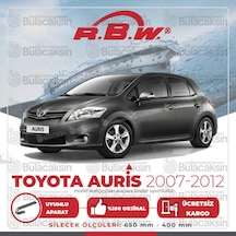 RBW Toyota Uyumlu Auris 2007 - 2012 Ön Muz Silecek Takımı