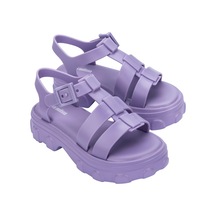 Mini Melissa Ella Infantil Preto Kız Çocuk Sandalet Mor 36442 Mor