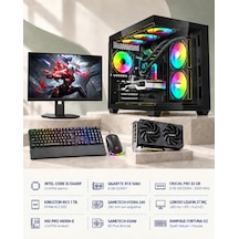 Symoon SYMOONPC0319 i5-13400F 8 GB 32 GB 1 TB SSD RTX5060 27" Dos Masüstü Oyuncu Bilgisayarı