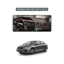 Honda Cıvıc Fb7 2011-2015torpido Koruma Halısı Gri Kenar