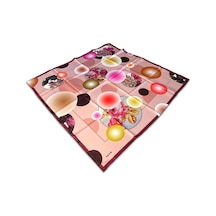 Aker Pudra Karma Desen Tivil İpek Eşarp 8806713-941