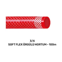 Sgs4343 3/4 Softflex Örgülü Hortum 100 Metre