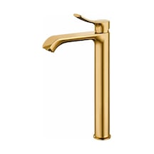 Valtemo Valero Çanak Tipi Lavabo Bataryası Mat Altın Vm-1214