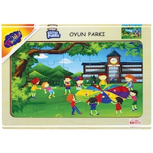 Playwood Eğitici Ahşap Puzzle - Oyun Parkı