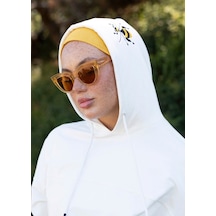 Arı Maya Eşofman Üstü Beyaz