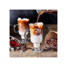 55141 Irısh Coffee Ayaklı Kupası 2'li Gri