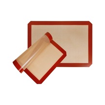 Profesyonel Yanmaz Yapışmaz Yıkanabilir Silikon Pişirme Matı 30x40 Cm, Kahverengi
