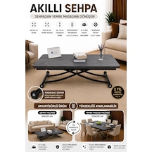 Juppo Üst Tabla Mdf Kartal Oval Köşe Alt Siyah İçe K