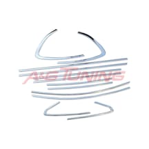 Opel Astra J Sedan Krom Cam Çevre Çıtası 12Prç Paslanmaz Çelik N11.2007