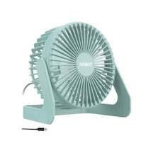 Efn-505 360 Derece Dönüş Taşınabilir Mini Masaüstü Turkuaz Usbfan