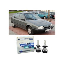 Citroen Zx Led Xenon Uzun + Kısa Far Ampulü H4 Access Yeni Seri Beyaz