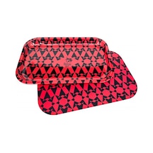 Poppins Lab Manyetik Kapaklı Metal Tepsi 288x188 Mm Kırmızı