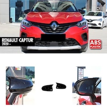 Renault Captur Yarasa Ayna Kapağı Batman 2020 Üzeri Parlak Siyah