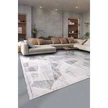 Youdayhomecollection Eyna-beyaz/gri - Salon, Oturma Odası Ve Koridor Halısı-robot Süpürgeye Uyumlu-kolay Temizlenebilir - 80x250 Çok Renkli