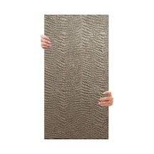 Akustik Keçe Panel Duvar Kağıdı - 52x98 Cm, 10 Adet Açık Gri