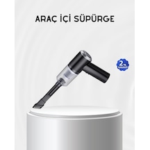Kablosuz El Süpürgesi Araç İçi Temizlik İçin 5500pa Güçlü Emiş Usb Şarjlı Cn