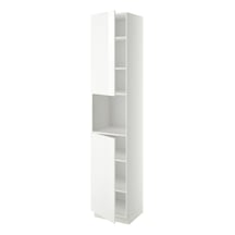 Ikea Beyaz Şık Mutfak Dolabı 60x60x200 Cm Ringhult Beyaz