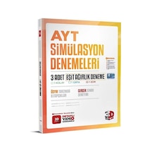 3d - Müfredat Ayt Eşit Ağırlık 3 Lü Deneme Kolay-orta-zor