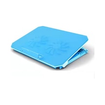 Nuoxi S200c Dizüstü Bilgisayar Sessiz Radyatör Çok Seviyeli Ayarlanabilir Metal Braket Taban Mavi