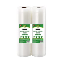 Novisan 2 Adet 20cmx 500cm Vakum Poşet Bobini Tırtıklı