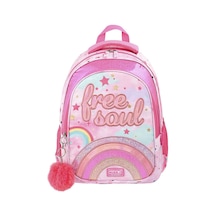 Okul Çantası Muggle Mu-9060 Glitter Rainbow Sırt Çantası Desenli
