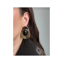 Lunarie Vintage Amorf Geometrik Küpe Vıp 14k Gold Kaplama Altın
