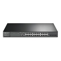 Tp-link Sg3428mp 24 Port Poe Gigabit 4port Gigabit Sfp L3/l2+ Yönetilebilir Rackmount Metal Kasa Switch