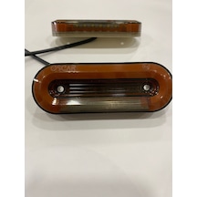 Ahmet Otomotiv Yeni Nesil Neon Yere De Işık Veren Yan Lamba Füme Sarı Renk 12v-24v