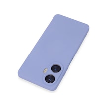 Muratech Newface Realme C55 Kılıf Nano İçi Kadife Silikon - Lila