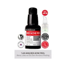 Derma Factory %20 AHA Peeling Serum Yıkanan Form Akne, Leke ve Arındırıcı Derma Factory Red Acne Peel 30 ML