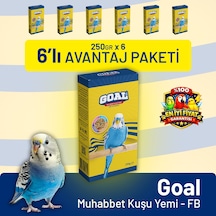 Goal Muhabbet Kuşu Yemi/fb 250 G - 6 Adet 250 G