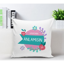 Kişiye Özel Hayatımın Anlamısın Beyaz Yastık Kılıfı