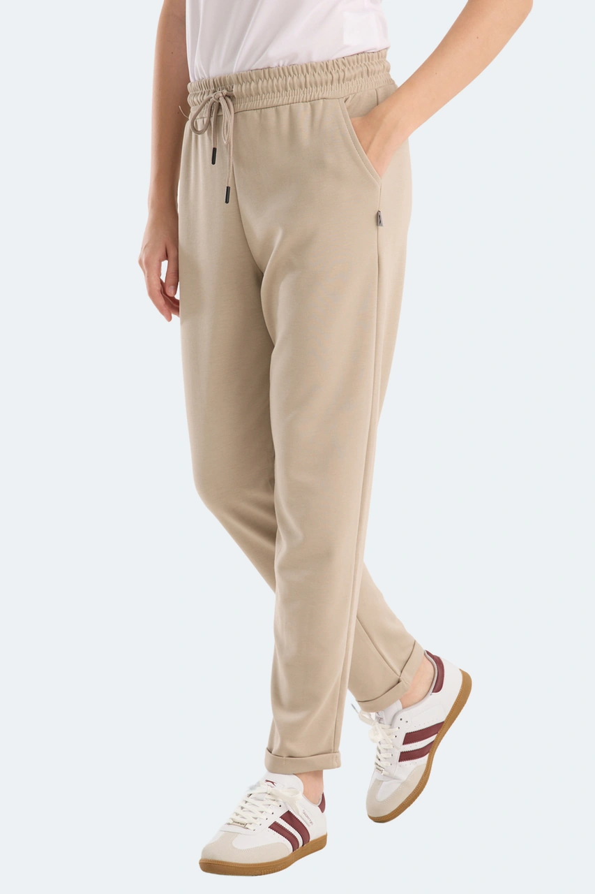 Slazenger Icepaw I Kadın Bej Eşofman Altı Bej