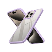Apple iPhone  Uyumlu,  15 Pro Max Kılıf Power Silikon - Lila