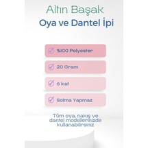 Altınbaşak Oya Ve Dantel İpi 20 Gr - Royaleks - No: 1790 Çok Renkli